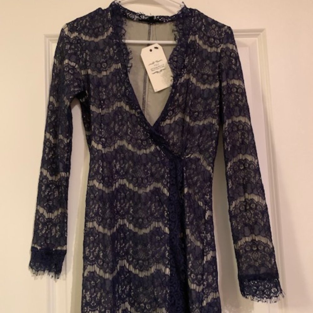 Lace Wrap Dress